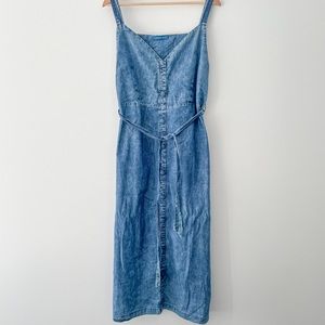Denim maxi dress